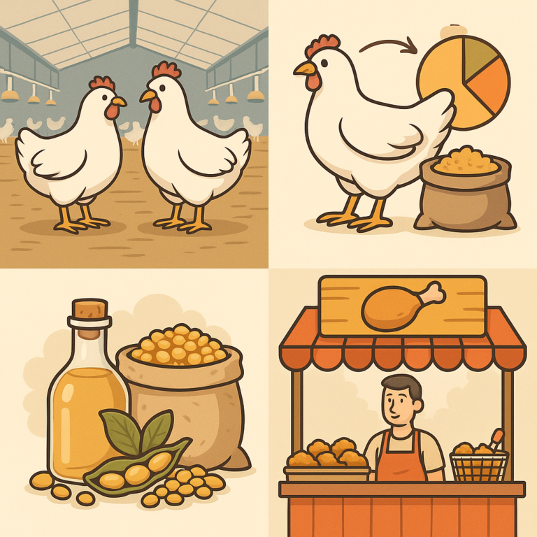 台灣炸雞工業化全解析：白肉雞、飼料、大豆油與庶民炸物的供應鏈結構